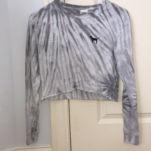 {PINK brand}cropped shirt